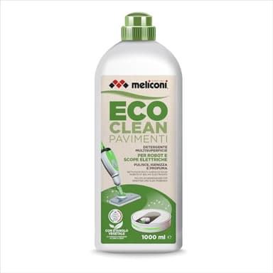 Meliconi Eco Clean Detergente Lavapavimenti per Scope Elettriche e Robot, Multisuperficie, 1L, Made in Italy