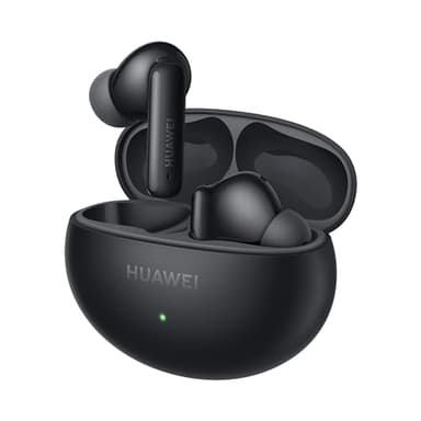 HUAWEI FreeBuds 6i, Cancellazione attiva del rumore 3.0, Compatibile con iOS e Android, Bassi potenti, Ricarica rapida, batteria fino a 35 ore, Bluetooth 5.3, Connessione a doppio dispositivo, Black