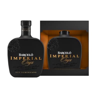 Ron Barceló Imperial Onyx – Bottiglia da 700 ml di Rum Ambrato, Invecchiato Naturalmente Fino a 10 Anni in Barrique di Rovere, Rum Dominicano da 100% Succo di Canna da Zucchero