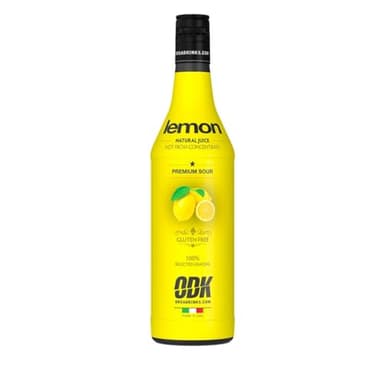 Succo di Limone Odk Succo di Limone 100% Bottiglia Pet da 750 ml Senza Glutine