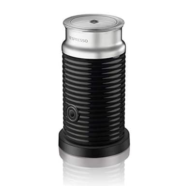 NESPRESSO Aeroccino 3, Montalatte elettrico per cappuccino, 3 funzioni: schiuma calda, fredda e latte caldo, colore Nero