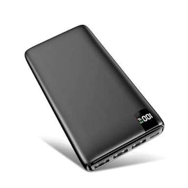 Riapow Power Bank 26800mAh, Caricatore Portatile 22,5W USB C Ricarica Rapida Batteria Esterna con Display a LED & 4 USB Uscite, Powerbank per Smartphone, Tablet e Altri