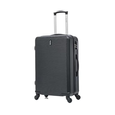 CELIMS - Valigia Media 20 kg Rigida Leggera | Valigia da Stiva 65cm Donna | Lucchetto Integrato | ABS | Trolley Medio 65cm con 4 Ruote | Nero