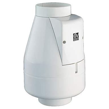 VORTICE AXIAL K - Aspiratore Cappa Cucina Centrifugo 100mm, Ventola Aspirazione Ventola Aspirazione a Basso Consumo Energetico, Rimuove Odori e Umidità, Portata Massima 135 m3/h - 27x 17,6x16,8 cm