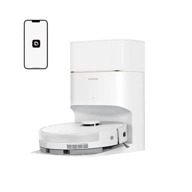 DREAME D20 Pro Plus Robot Aspirapolvere, Aspirazione da 13.000 Pa, Doppia Spazzola per Peli di Animali, Pulizia Degli Angoli, Svuotamento Automatico, Navigazione LDS e Rilevamento Laser