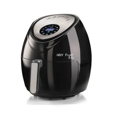 Ariete 4618 Airy Fryer XXL - Friggitrice ad Aria - Frigge 2,5 kg di Patatine Fritte - 5.5 Litri - Cottura Senza Olio e Grassi - 1800 Watt - Nero
