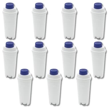 SOS Accessoire 11 filtri dell'acqua di ricambio per macchine da caffè DeLonghi ECAM, Eletta, Dinamica, DLSC002, Magnifica, ETAM Autentica e Dive