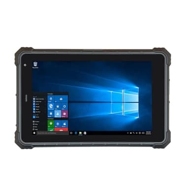 RUGLINE Tablet robusto, tablet robusto Windows 10 da 8 pollici, 4G LTE, GPS, resistenza all'acqua, batteria 7.6V 5000mAh, 8GB RAM/128GB ROM, Bluetooth, Dual Wi-Fi per campo di lavoro aziendale
