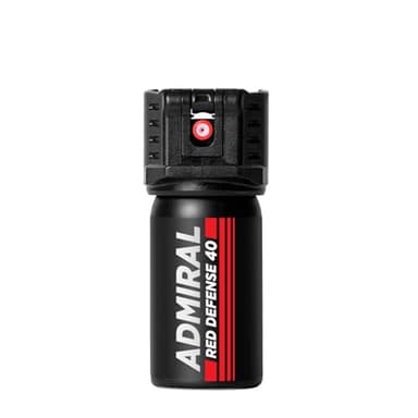 Spray Anti-Aggressione 40 ML - Marcatura UV - ADMIRAL Defense - Formato Tascabile & Borsa - Gittata 3M - Approvato dalla Polizia - Sicurezza Personale & Protezione Compatta