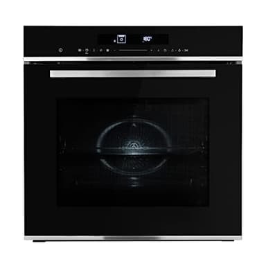 Microonde da incasso 60 cm | 72L | 2,88kW | Funzione pizza | Griglia | Circolazione dell'aria | Aria calda | EBM8018S Nero