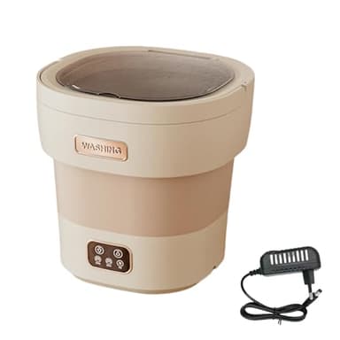 Rulbelok Lavatrice compatta Miniss, Lavatrice Portatile da 12 Litri con Asciugatura Automatica e Bassa rumorosità, per Appartamenti, dormitori Lavatrice silenziosa