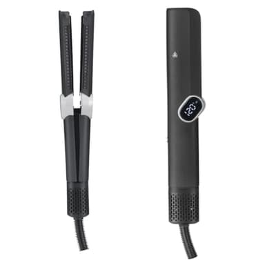 SENYA Piastra per capelli Fusion – senza piastre riscaldanti – liscia e asciutta allo stesso tempo – Asciugacapelli Wet & Dry – senza danni termici – Display LED per temperatura