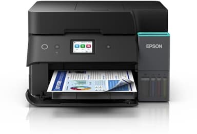Epson EcoTank ET-4950 - Stampante multifunzione A4 con serbatoio di inchiostro Wi-Fi & AirPrint, alimentatore automatico di documenti, stampa fronte/retro, scansione, copia e fax, fino a 3 anni di