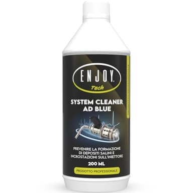 ENJOY TECH System Cleaner AdBlue 200 ml | Additivo per Impianti SCR, Previene Incrostazioni su Iniettore e Catalizzatore e Riduce Manutenzioni e Fermi. Compatibile con Tutti i Veicoli