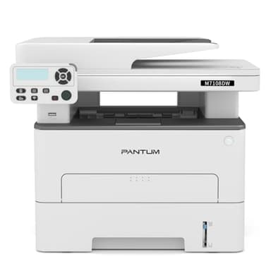 PANTUM M7108DW Multifunzione Stampante Laser Copia Stampa Scansione,Bianco e Nero Wireless con Stampa fronte/retro Automatica