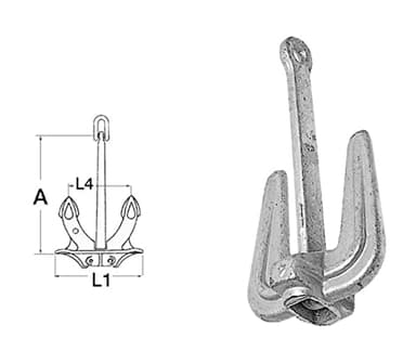 OSCULATI Ancora Hall 4,2 kg