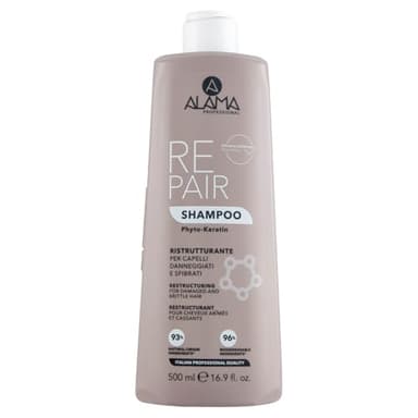 Alama Professional REPAIR Shampoo Ristrutturante per Capelli Danneggiati e Sfibrati 500 ml