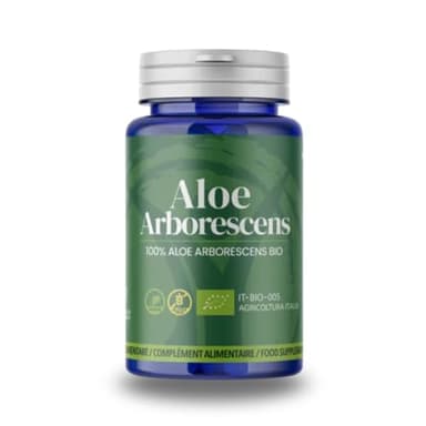 TeoNatura Integratore Alimentare di Aloe Arborescens - 100% Biologico Made in Italy - 50 Capsule