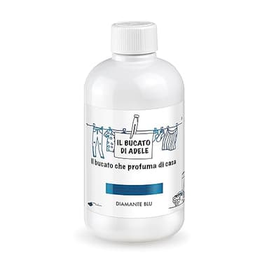 IL BUCATO DI ADELE il bucato che profuma di casa | Profumatore Bucato Lavatrice, Fragranza Diamante Blu, Formato 500 ml