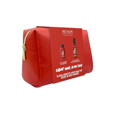 Revlon Professional Set UniqOne Classic Pack: UniqOne Trattamento Capelli Fragranza Classica 150ml + Shampoo 100ml