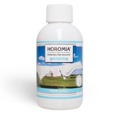 HOROMIA Profumo per Bucato Fresh Cotton 250ml - Profuma Bucato per Lavatrice e Asciugatrice