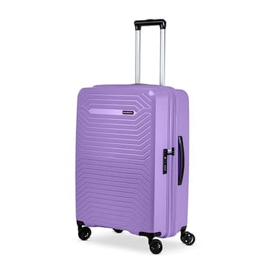 Roncato Ciak Trolley Passenger Medio, chiusura TSA, 4 Ruote Rigido Ultraleggero con zip espandibile, misura M Lavanda