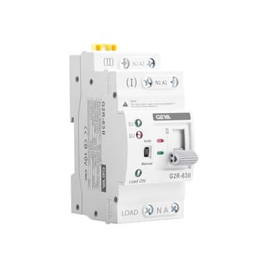 IGEYAPA Interruttore Trasferimento Automatico 2P 63A 220V Dual Power ATS Fotovoltaico Commutatore 2 Posizioni Doppia Alimentazione per Impianti Domestici e Industriali - Certificato CE
