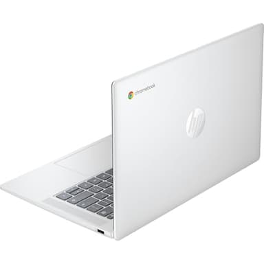 HP Chromebook 14a-nf0001sl, Intel Celeron N100, 8GB RAM LPDDR5, eMMC da 128GB, Display da 14" FHD, IPS, Antiriflesso, Scheda grafica Intel Integrata, Wi-Fi, ChromeOS, Webcam HD, Argento