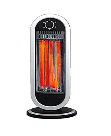 WESTIM STUFA AL CARBONIO 2X450W OSCILLANTE ZCRB1200 ZCRB901 (Ricondizionato)