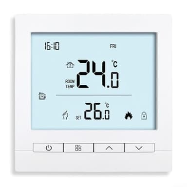 Termostato touch screen WiFi intelligente per controllo remoto tramite Tuya, modalità programmabili e regolazione della temperatura del microcomputer, compatibile con caldaia a gas, acqua e pavimento