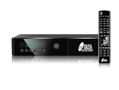 IRIS 2400 Combo UHD-4K, Decoder Satellitare con Scheda, Ricevitore Digitale DVB S2+TDT T2