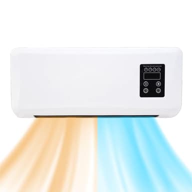 Climatizzatore Split E Riscaldamento - Climatizzatore A Parete Senza Unità Esterna, Climatizzatore Portatile Con Telecomando E Timer, Funzionamento Silenzioso, Facile Da Controllare Per Interni Negozi