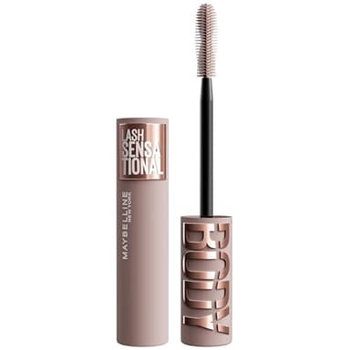 Maybelline New York Mascara Volumizzante, Adatto a Occhi Sensibili, Ciglia Incurvate e Volumizzate, Lunga Tenuta, Resistente a Sbavature e Sudore, Colore: Black, Body Mascara, Lash Sensational, 9,75ml