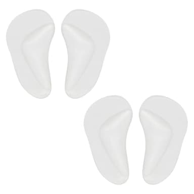 WUSJCOF 2 Paia Solette in Gel per Arco Plantare Supporto Ortopedico in Silicone per Fascite Plantare Cuscinetti per Scarpe con Tacco Alto