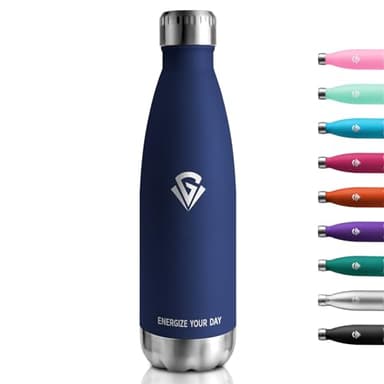 Bottiglia Termica 750ml, Borraccia Acciaio Inox, Doppia Parete, Borraccia Senza BPA, Antigoccia, Facile da Usare e Pulire, Borraccia Termica per Scuola, Bambini, Adulto, Sport, Gite all’Aperto