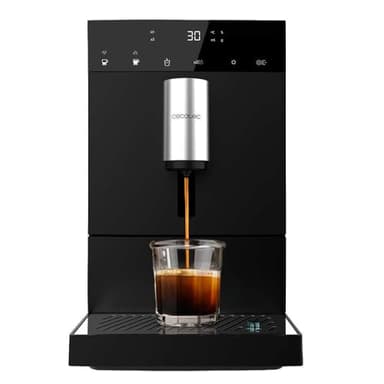 Cecotec Macchina da Caffè Superautomatica Cremmaet Compact. 1450W, Superautomatica, 19 Bar, Thermoblock, Serbatoio Caffè 150g, Serbatoio Acqua 1,1L, Pulizia Automatica