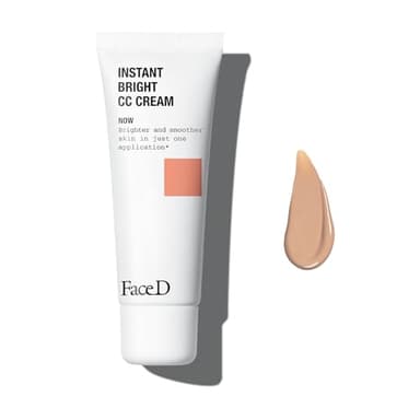 Face D - CC Cream, Crema Corretrice del Colore con Acido Ialuronico e SPF 20, Medium, 40 ml…