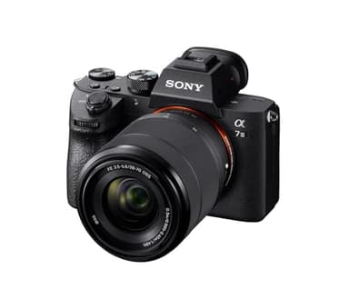 Sony Alpha 7 III Fotocamera Mirrorless Kit Full Frame Con Ottica Zoom, Nero