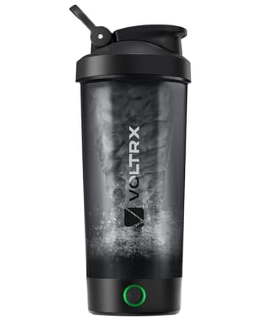 VOLTRX Titanus - Bottiglia per shaker per proteine, ricaricabile tramite USB C, elettrico, per frullati proteici e frullati sostitutivi dei pasti, senza BPA,700ml
