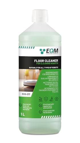 EQM - ECO-217 - Detergente per Robot Lavapavimenti - 1L - Valido per qualsiasi superficie grazie al suo pH neutro - Aroma floreale