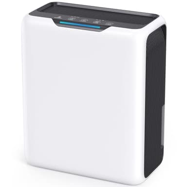 GOAMGE Deumidificatore 3L, Deumidificatore Casa per 20㎡, Doppia Tecnologia Peltier, 30dB Ultra Silenzioso Deumidificatore casa Muffa, Sbrinamento Intelligente, Timer 24 Ore