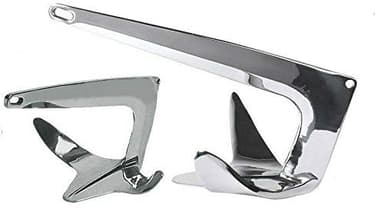 PIMAR marine equipment Ancora per ORMEGGIO Barca Tipo Bruce in Acciaio Inox (10kg)