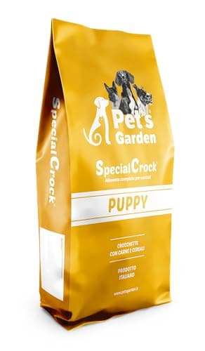 Special Crock Crocchette per Cani Puppy Cibo Secco Completo e Bilanciato per Cane a Base di Carne Manzo e Agnello Ideale per Cani di Tutte le Razze Sacco da 20kg Prodotto Made in Italy
