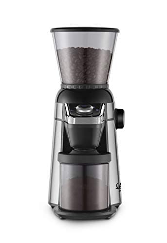 Gaggia RI8123/01 MD15 - Macinino per caffè, In Grani con Macine Coniche in Acciaio Inox, Corpo Rivestito in Acciaio, 15 Opzioni di Macinatura e Timer Digitale, Colore Nero/Acciaio Inox