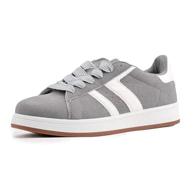 JOMIX Sneakers Bianche Uomo Economiche Leggere e Scarpe Traspiranti con Suola Antiscivolo in Gomma Scarpe Casual da Camminare Passeggio e Ufficcio MCC255002 Grigio 42