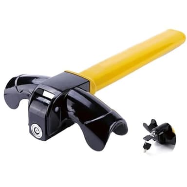 Antifurto Auto Blocco del volante dell'auto Dispositivi di bloccaggio pesanti Antifurto Sicurezza per auto/furgoni Rotante Migliora la sicurezza dell'automobile Bloccasterzo Auto