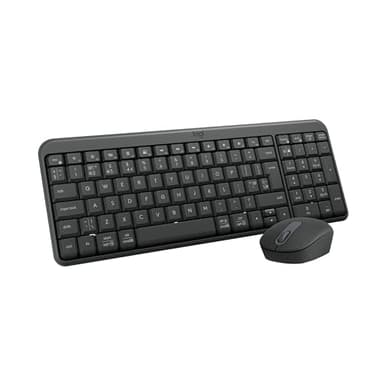 Logitech MK250 Kit mouse e tastiera wireless Bluetooth : connettività facile e veloce, tastiera wireless compatta, mouse ambidestro, struttura resistente - Windows/macOS - QWERTY