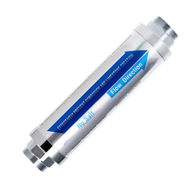 Addolcitore d'acqua, sistema di addolcitore d'acqua in linea per la prevenzione dei depositi di calcare in tutta la casa, decalcificante, filtro dell'acqua, detergente, sistema di riduzione del