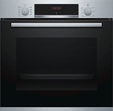 Bosch Elettrodomestici HBA534BS0 Forno Elettrico da Incasso 7 Programmi di Cottura in Acciaio Inox, 71 Litri, Inossidabile
