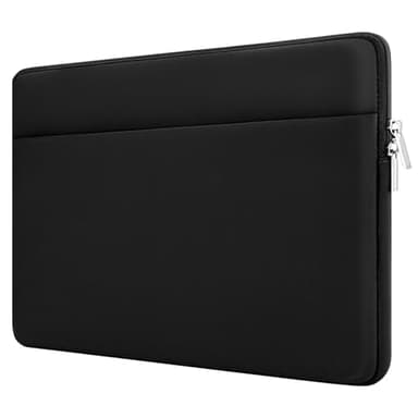 HEDUGO Custodia Pc Portatile Borsa Compatibile con MacBook Air/Pro da 13 a 14 Pollici Custodia per Computer Portatile con Tasca per Accessori Borsa Imbottita Protettiva per laptop da 13”a 14”, Nero